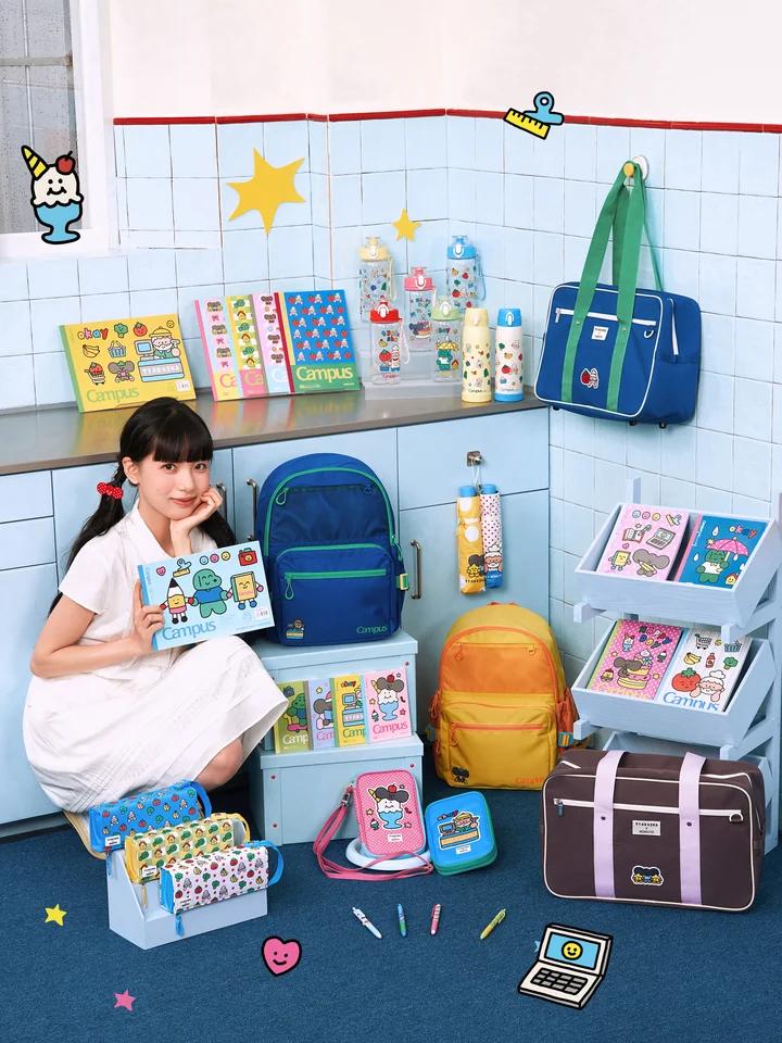 KOKUYO CAMPUS 联名系列组合陈列